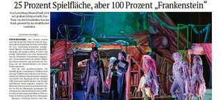 Musical "Frankenstein" gruselt Publikum im Stadttheater Fürth