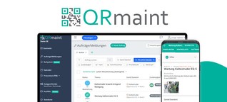 QRmaint Instandhaltungssoftware - Software zur Unterstützung der Instandhaltung von Maschinen und Anlagen