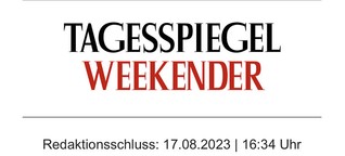Berlin kann Straße – Tagesspiegel Weekender (Newsletter)