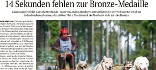 Weltmeisterschaft der Schlittenhunde: Vierter Platz für Huskys aus Kühlgrün