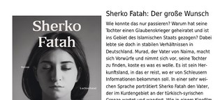 Rezension von Sherko Fatahs Roman "Der große Wunsch"