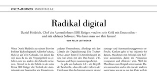 Radikal digital – Unternehmer in Berlin-Adlershof setzt auf Industrie 4.0