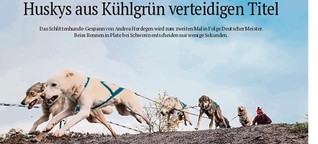 Schlittenhunde aus dem Fichtelgebirge wieder Deutscher Meister