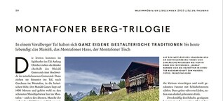 Montafoner Berg-Trilogie