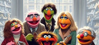 Das Geheimnis ist gelüftet: Die Muppets brauchen Schuhe in Übergrößen von schuhplus - ERWISCHT in einer Filiale