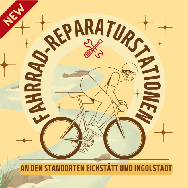 Instagram-Post: Fahrrad-Reparatur