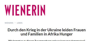 Durch den Krieg in der Ukraine leiden Frauen und Familien in Afrika Hunger