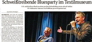 B. B. and the Blues Shacks bringen geballte Blues-Power nach Helmbrechts