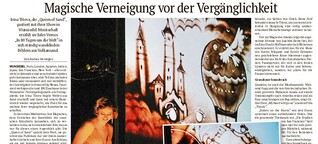 Irina Titova zaubert in Wunsiedel fragile Bilder aus Vulkansand